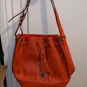 Large Orange Dooney & Bourke Purse